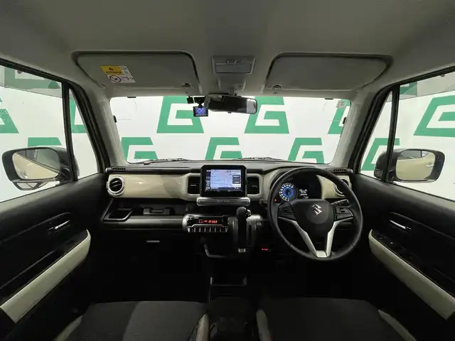 スズキ クロスビー HYBRID MZ 鹿児島県 2020(令2)年 5.6万km キャラバンアイボリーパールメタリック/ホワイト 2トーンルーフ 禁煙車　/ナビ(CD/DVD/フルセグTV/Bluetooth)　/バックカメラ　/デュアルセンサーブレーキサポート　/クルーズコントロール　/ドライブレコーダー　/ＬＥＤヘッドライト　/前席シートヒーター　/オートライト　/純正フロアマット　/ＥＴＣ　/ドアバイザー/純正アルミホイール