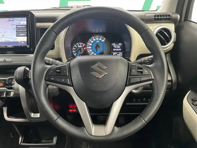 スズキ クロスビー HYBRID MZ 鹿児島県 2020(令2)年 5.6万km キャラバンアイボリーパールメタリック/ホワイト 2トーンルーフ 禁煙車　/ナビ(CD/DVD/フルセグTV/Bluetooth)　/バックカメラ　/デュアルセンサーブレーキサポート　/クルーズコントロール　/ドライブレコーダー　/ＬＥＤヘッドライト　/前席シートヒーター　/オートライト　/純正フロアマット　/ＥＴＣ　/ドアバイザー/純正アルミホイール
