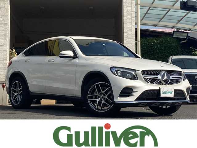 メルセデス・ベンツ ＧＬＣ２００ クーペスポーツ 大分県 2018(平30)年 5.9万km 白 ハーフレザーシート/全方位カメラ/純正19インチアルミホイール/純正ナビ/フルセグTV/Bluetooth/DVD/純正フロアマット/純正LEDヘッドライト/オートライト/ETC/レーンキープアシスト/横滑り防止装置/電動リアゲート