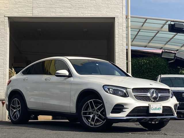 メルセデス・ベンツ ＧＬＣ２００ クーペスポーツ 大分県 2018(平30)年 5.9万km 白 ハーフレザーシート/全方位カメラ/純正19インチアルミホイール/純正ナビ/フルセグTV/Bluetooth/DVD/純正フロアマット/純正LEDヘッドライト/オートライト/ETC/レーンキープアシスト/横滑り防止装置/電動リアゲート