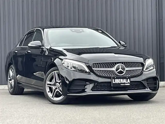 メルセデス・ベンツ Ｃ２００ 4マチック AVG AMGライン 福島県 2019(平31)年 3.6万km オブシディアンブラック 純正HDDナビ（BT/USB/SD）/フルセグTV/バックカメラ/ビルトインETC/前方ドライブレコーダー/黒レザーシート/前席メモリ付パワーシート/前席シートヒーター/レーダーセーフティーパッケージ/・アクティブディスタンスアシストディストロニック/・アクティブステアリングアシスト/・アクティブレーンチェンジングアシスト/・アクティブブレーキアシスト/・渋滞時緊急ブレーキ機能/・アクティブブラインドスポットアシスト/・アクティブレーンキーピングアシスト/パークトロニック/アクティブパーキングアシスト/純正AMG18AW/オートライト/オートハイビーム/純正LEDヘッドライト/ドアバイザー/保証書/取扱説明書/スペアキー