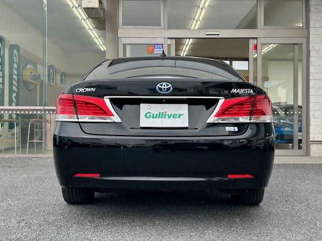 トヨタ クラウン マジェスタ 埼玉県 2017(平29)年 7.8万km ブラック ワンオーナー/純正メモリナビ/CD/DVD/Blu-ray/DTV/Bluetooth/パノラミックビューモニター/レーダークルーズコントロール/ビルトインETC2.0/前席シートヒーター/前席パワーシート/メモリーシート /ステアリングヒーター/ステアリングスイッチ/クリアランスソナー /BSM/衝突被害軽減ブレーキ/車線逸脱防止警報/LEDオートライト/オートマチックハイビーム /レーンキープ/保証書/取扱説明書/純正17インチAW