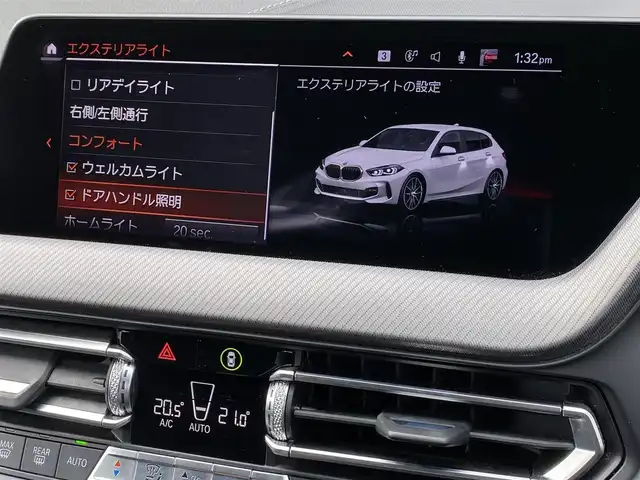 ＢＭＷ １１８ｄ Mスポーツ 福岡県 2020(令2)年 1.5万km アルピンホワイトⅢ インテリジェントセーフティ/アダプティブクルーズコントロール/黒革シート/前席シートヒーター/純正ナビ　/バックカメラ/Bluetooth/Applecarplay/androidauto/パワーバックドア　/ワイヤレス充電　/純正ドライブレコーダー　/純正18インチアルミホイール/ミラー一体型ETC/取扱説明書/保証書/スペアキー×1