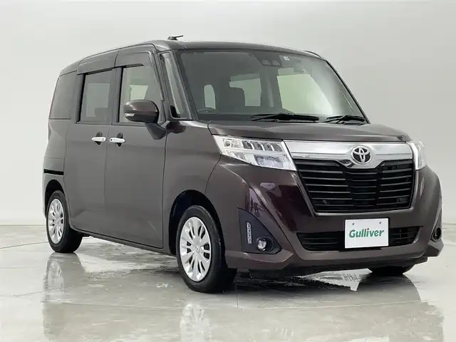 トヨタ ルーミー G－T 宮城県 2020(令2)年 4.2万km プラムブラウンパールクリスタルシャイン ナビ/バックカメラ/両側パワースライドドア/衝突回避支援ブレーキ機能/純正14インチアルミホイール/フルセグTV/LEDヘッドライト/ドライブレコーダー/プッシュスタート/電動格納ミラー/ETC