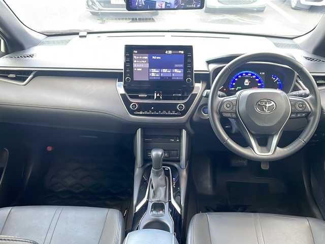 トヨタ カローラ クロス ハイブリッド Z 京都府 2022(令4)年 4.6万km パール モデリスタエアロ　純正ディスプレイオーディオ　バックカメラ　ＤＶＤ再生　レーダークルーズコントロール　レーンキープアシスト　シートヒーター　前後ドラレコ　社外デジタルインナーミラー　ＬＥＤヘッドライト