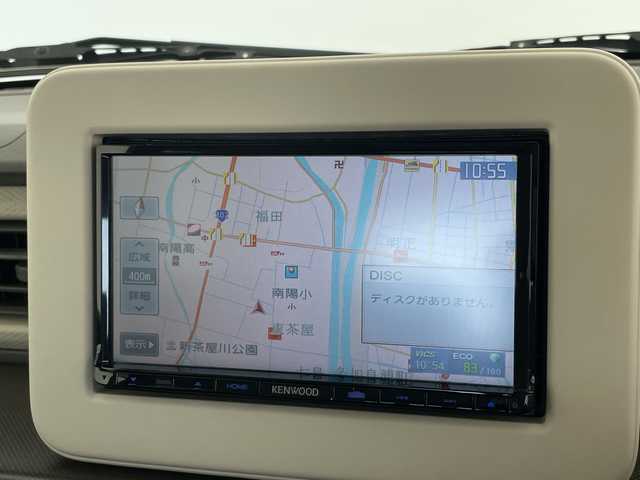 スズキ ラパン L 愛知県 2016(平28)年 6万km シフォンアイボリーM SDナビ/シートヒーター/ETC/衝突軽減システム/純正フロアマット/アイドリングストップ/横滑り防止装置/スマートキー/プッシュスタート