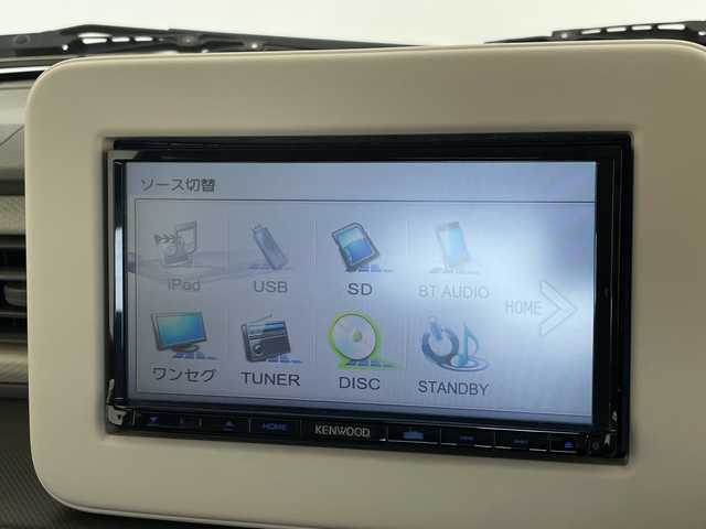 スズキ ラパン L 愛知県 2016(平28)年 6万km シフォンアイボリーM SDナビ/シートヒーター/ETC/衝突軽減システム/純正フロアマット/アイドリングストップ/横滑り防止装置/スマートキー/プッシュスタート