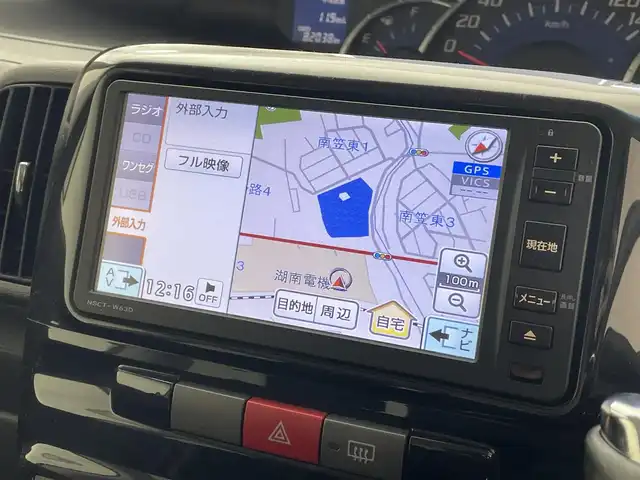 ダイハツ タント カスタム X スペシャル 滋賀県 2013(平25)年 8.2万km ブロンズオリーブパールメタリック 純正7インチナビ/【CD/ワンセグTV】/バックカメラ/片側パワースライドドア/HIDヘッドライト/ETC/純正フロアマット/ドアバイザー/オートエアコンシステム/電動格納ミラー/スマートキー
