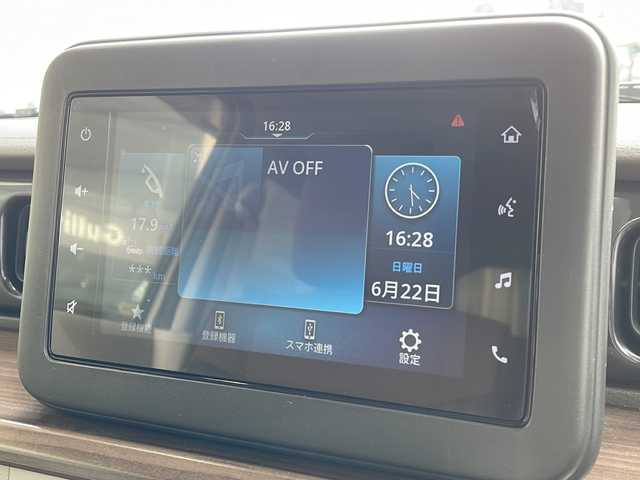 スズキ ラパン ＬＣ X 静岡県 2023(令5)年 0.7万km ノクターンブルーパールメタリック/ソフトベージュ 2トーン 純正ディスプレイオーディオ/・FM/・AM/・Bluetooth/・USB/・スマートフォン連携/主要装備/・バックカメラ/・ハーフレザーシート/・ＬＥＤヘッドライト/・シートヒーター/・デュアルカメラブレーキサポート/・スマートキー/・コーナーセンサー/・横滑り防止装置　/・アイドリングストップ/・レーンキープアシスト/・純正フロアマット