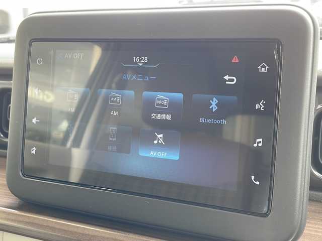 スズキ ラパン ＬＣ X 静岡県 2023(令5)年 0.7万km ノクターンブルーパールメタリック/ソフトベージュ 2トーン 純正ディスプレイオーディオ/・FM/・AM/・Bluetooth/・USB/・スマートフォン連携/主要装備/・バックカメラ/・ハーフレザーシート/・ＬＥＤヘッドライト/・シートヒーター/・デュアルカメラブレーキサポート/・スマートキー/・コーナーセンサー/・横滑り防止装置　/・アイドリングストップ/・レーンキープアシスト/・純正フロアマット