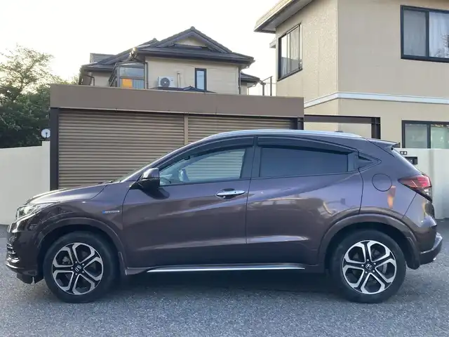 ホンダ ヴェゼル ハイブリッド Z ホンダセンシング 千葉県 2018(平30)年 3.6万km オーロラアメジストメタリック 純正８インチナビ/(フルセグ/BT/DVD/USB)/ETC/ホンダセンシング /レーダークルーズ/レーンキープアシスト/パドルシフト/電動パーキングブレーキ/オートホールド機能/ハーフレザーシート/シートヒーター/LEDヘッドライト/スマートキー２本/純正フロアマット