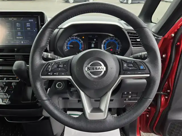 日産 ルークス HWS Gターボ プロパイロットED 鹿児島県 2021(令3)年 2.2万km スパークリングレッド/ブラック 両側パワースライドドア　/プロパイロット　/ビルトインＥＴＣ２．０　/純正ドライブレコーダー　/純正ＳＤナビ　/Ｂｌｕｅｔｏｏｔｈオーディオ　/アラウンドビューモニター　/エマージェンシーブレーキサポート/前後コーナーセンサー/プッシュスタート/スマートキー/アイドリングストップ/LEDヘッドライト/純正アルミホイール(15インチ)/エアバッグ(W+サイド)/ターボ車