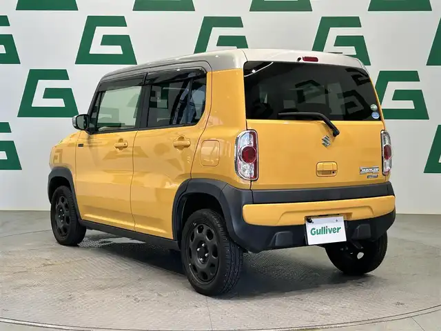 スズキ ハスラー F リミテッド Ⅱ 鹿児島県 2018(平30)年 5.4万km アクティブイエロー/スチールシルバー2トーン 禁煙車/社外SDナビ/スズキセーフティセンス/バックカメラ/前席シートヒーター/電格ミラー/ステアリングリモコン/オートライト/純正ラバーマット/アイドリングストップ/LEDヘッドライト