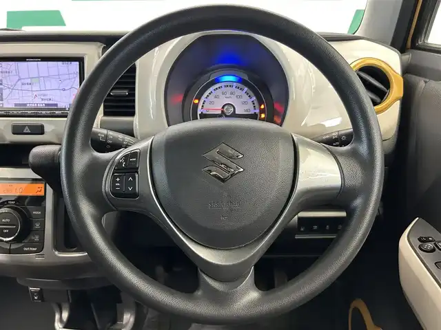 スズキ ハスラー F リミテッド Ⅱ 鹿児島県 2018(平30)年 5.4万km アクティブイエロー/スチールシルバー2トーン 禁煙車/社外SDナビ/スズキセーフティセンス/バックカメラ/前席シートヒーター/電格ミラー/ステアリングリモコン/オートライト/純正ラバーマット/アイドリングストップ/LEDヘッドライト
