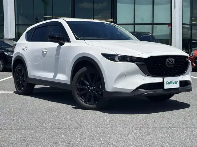 マツダ ＣＸ－５ XD ブラックトーンエディション 奈良県 2022(令4)年 3.7万km スノーフレイクホワイトパールマイカ 禁煙車/純正ナビ(フルセグTV/DVD/AM・FM/BT)/純正フリップダウンモニター/アラウンドビューモニター/ETC/前後ドラレコ/パワーバックドア/i-ACTIVSENSE/クルーズコントロール/アドバンストSCBS/車線逸脱警報システム/交通標識認識システム/運転席パワーシート/前席シートヒーター/ステアリングヒーター/パドルシフト/オートブレーキホールド/純正19インチアルミホイール/純正フロアマット