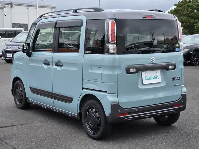 スズキ スペーシア ギア HYBRID XZ 鹿児島県 2020(令2)年 6.2万km オフブルーメタリック/ガンメタリック2トーンルーフ 両側パワースライドドア　/ヘッドアップディスプレイ　/ビルトインＥＴＣ　/全方位モニター　/デュアルカメラブレーキサポート　/後退時ブレーキサポート　/Ｄ＋Ｎ席シートヒーター　/Ｂｌｕｅｔｏｏｔｈオーディオ/後方コーナーセンサー/レーンキープアシスト/横滑り防止装置/プッシュスタート/スマートキー/衝突被害軽減システム/LEDヘッドライト/ワンオーナー