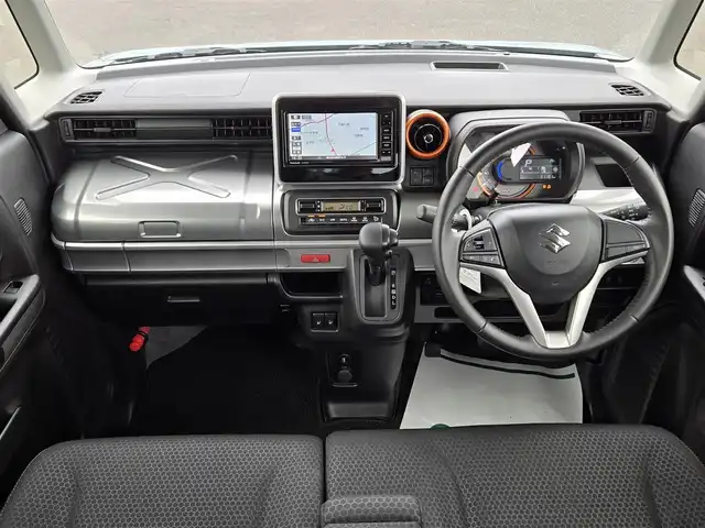 スズキ スペーシア ギア HYBRID XZ 鹿児島県 2020(令2)年 6.2万km オフブルーメタリック/ガンメタリック2トーンルーフ 両側パワースライドドア　/ヘッドアップディスプレイ　/ビルトインＥＴＣ　/全方位モニター　/デュアルカメラブレーキサポート　/後退時ブレーキサポート　/Ｄ＋Ｎ席シートヒーター　/Ｂｌｕｅｔｏｏｔｈオーディオ/後方コーナーセンサー/レーンキープアシスト/横滑り防止装置/プッシュスタート/スマートキー/衝突被害軽減システム/LEDヘッドライト/ワンオーナー