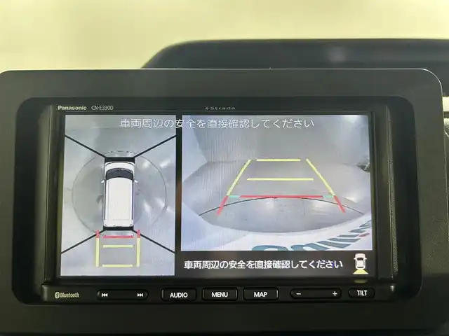 ダイハツ タント X 佐賀県 2024(令6)年 0.6万km シャイニングホワイトパール 社外７インチナビ/（ワンセグTV/CD/Bluetooth）/全方位カメラ/衝突被害軽減システム/パワースライドドア/コーナーセンサー/シートヒーター/オートブレーキホールド/純正ＬＥＤヘッドライト/ビルトインETC/ハイビーム/オートマチックハイビーム/ベンチシート/純正フロアマット