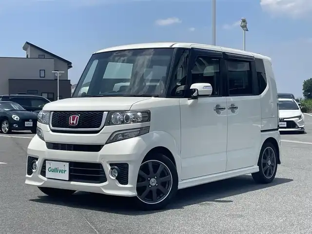 ホンダ Ｎ ＢＯＸ モデューロ X G ターボP 奈良県 2013(平25)年 7万km プレミアムホワイトパール ワンオーナー　/両側パワースライドドア　/バックカメラ　/ドラレコ前後　/ETC　/クルコン　/保証書　/ワンセグ　/オートライト　/ターボ　/スマートキー　/盗難防止装置　/横滑り防止装置　/純正アルミホイール　/純正フロアマット/電動格納ミラー/パドルシフト