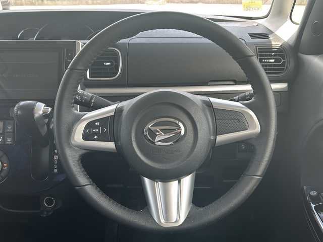 ダイハツ タント カスタム RS トップED SAⅡ 沖縄県 2016(平28)年 3.9万km ブラックマイカメタリック 禁煙車　/県外仕入　/純正ナビ/ＡＭ　／ＦＭ／ＣＤ／ＤＶＤ／ＢＴ）/アイドリングストップ　/バックカメラ　/社外アルミ１６インチ（クレンツェ）/車高調　/横滑り防止機能　/衝突軽減システム　/両側パワスラ