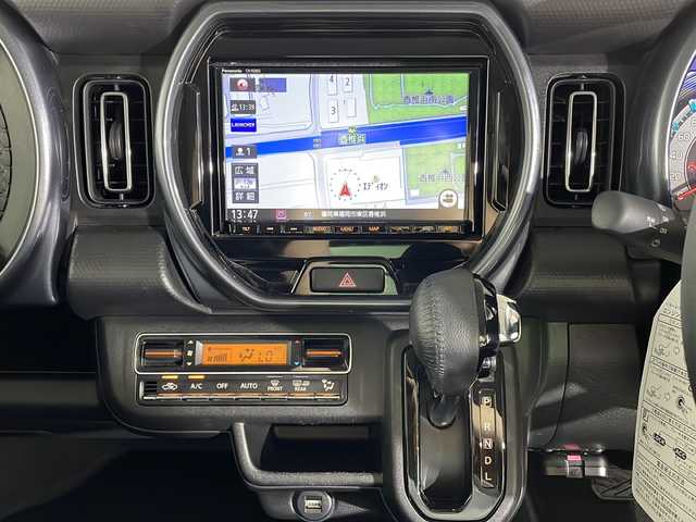スズキ ハスラー Jスタイル 福岡県 2021(令3)年 2.8万km フェニックスレッドパール/ガンメタリック2トーンルーフ 純正８型SDナビ（フルセグTV/DVD/CD/BT）全方位モニター衝突軽減ブレーキシートヒーターLEDヘッドライト前後ドラレコETCアイドリングストップスマートキープッシュスタート