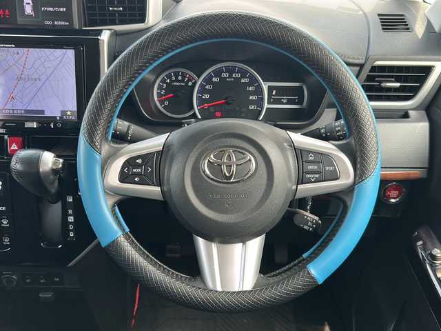 トヨタ ルーミー カスタムG－T 長野県 2019(平31)年 8.1万km ブラックマイカメタリック/レーザーブルークリスタルシャイン 2トーン (株)IDOMが運営する【じしゃロン長野店】の自社ローン専用車両になります/こちらは現金またはオートローンご利用時の価格です。自社ローンご希望の方は別途その旨お申付け下さい./社外（DVD　CD　BT　フルセグ）/バックカメラ/両側パワースライドドア/運転席助手席シートヒーター/衝突軽減ブレーキ/クルーズコントロール/スマートキープッシュスタート