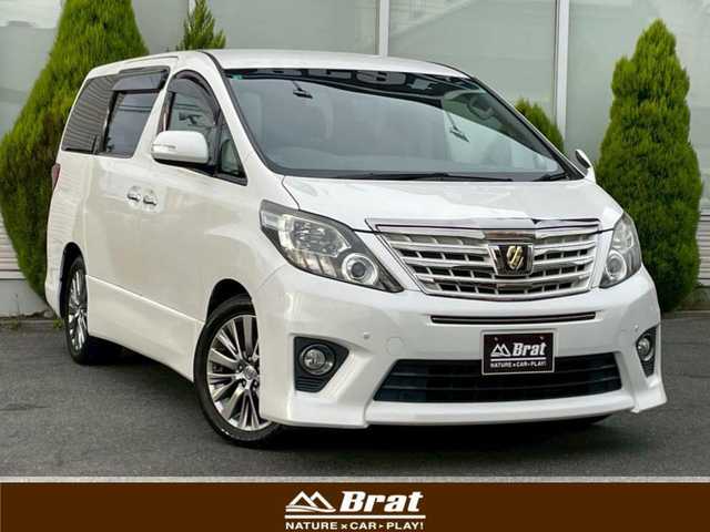 トヨタ アルファード 240S タイプゴールドⅡ 岩手県 2014(平26)年 7.7万km ホワイトパールクリスタルシャイン 純正SDナビ/CD/DVD/BT/フルセグTV/両側パワースライド/社外セキュリティ/電動格納ミラー/フロントフォグランプ/純正アルミホイール/純正フロアマット/ドアバイザー/クルーズコントロール/オートライト/パワーバックドア/ETC