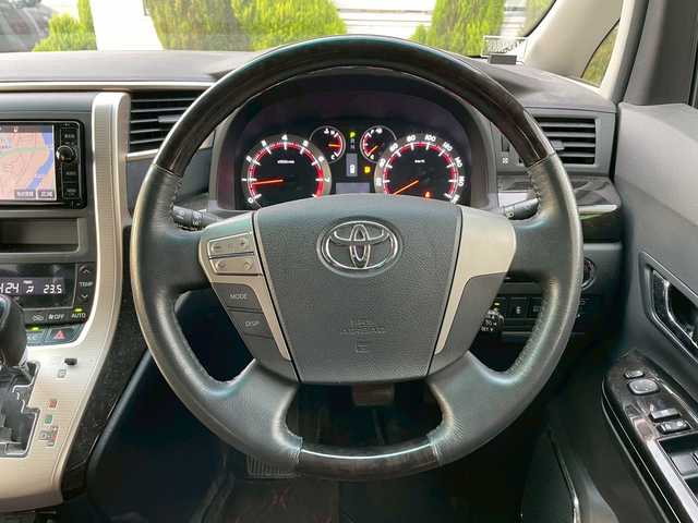 トヨタ アルファード 240S タイプゴールドⅡ 岩手県 2014(平26)年 7.7万km ホワイトパールクリスタルシャイン 純正SDナビ/CD/DVD/BT/フルセグTV/両側パワースライド/社外セキュリティ/電動格納ミラー/フロントフォグランプ/純正アルミホイール/純正フロアマット/ドアバイザー/クルーズコントロール/オートライト/パワーバックドア/ETC