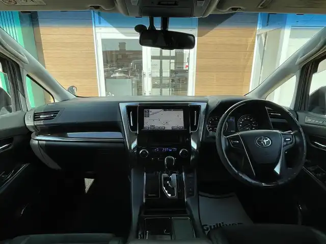 トヨタ アルファード S Cパッケージ 宮崎県 2015(平27)年 7.9万km ブラック 純正ナビ/フルセグ/BT/DVD/CD/バックカメラ/両側パワースライドドア/ハーフレザーシート/パワーシート/純正18インチアルミホイール/LEDオートライト/モデリスタエアロ/スマートキー/ビルトインETC/クリアランスソナー/ステアリングヒーター/メモリーシート/キャプテンシート/車高調