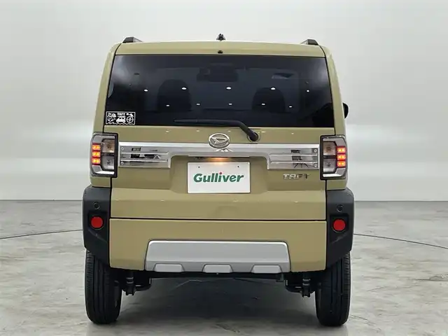 ダイハツ タフト G ターボ クロムベンチャー 福岡県 2021(令3)年 3.7万km サンドベージュメタリック ガラスルーフ　/社外ナビ（ＢＴ，フルセグＴＶ）　/バックカメラ　/ＥＴＣ　/前後ドラレコ　/ＡＣＣ　/コーナーセンサー　/スマートアシスト　/衝突被害軽減ブレーキ　/レーンキープ　/アイドリングストップ　/シートヒーター