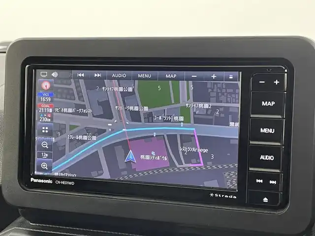 ダイハツ タフト G ターボ クロムベンチャー 福岡県 2021(令3)年 3.7万km サンドベージュメタリック ガラスルーフ　/社外ナビ（ＢＴ，フルセグＴＶ）　/バックカメラ　/ＥＴＣ　/前後ドラレコ　/ＡＣＣ　/コーナーセンサー　/スマートアシスト　/衝突被害軽減ブレーキ　/レーンキープ　/アイドリングストップ　/シートヒーター