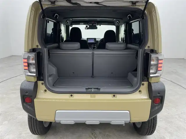 ダイハツ タフト G ターボ クロムベンチャー 福岡県 2021(令3)年 3.7万km サンドベージュメタリック ガラスルーフ　/社外ナビ（ＢＴ，フルセグＴＶ）　/バックカメラ　/ＥＴＣ　/前後ドラレコ　/ＡＣＣ　/コーナーセンサー　/スマートアシスト　/衝突被害軽減ブレーキ　/レーンキープ　/アイドリングストップ　/シートヒーター
