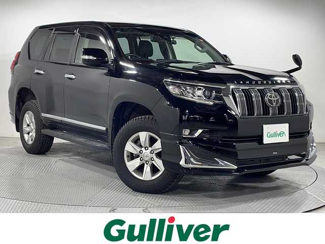 トヨタ ランドクルーザー プラド TX 広島県 2020(令2)年 4.8万km ブラック 禁煙車/ＫＥＮＷＯＯＤ９型ナビ/ＡＬＰＩＮＥ後席モニター２個/モデリスタエアロ/バックカメラ/レーダー探知機/レーダークルーズコントロール/ＥＴＣ/前後ドラレコ/衝突軽減/オートハイビーム/レーンキープ/ＬＥＤライト/純正17インチアルミホイール/エアバッグ(運転席/助手席/サイド/カーテン)