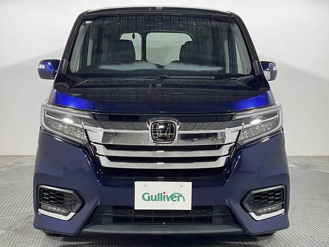 ホンダ ステップワゴン スパーダ ハイブリッド G EX ホンダセンシング 広島県 2020(令2)年 5.3万km オブシダンブルーパール 禁煙車/純正１０型ナビ/バックカメラ/両側パワースライドドア/前席シートヒーター/レーダークルーズコントロール/ＥＴＣ/前後ドラレコ/ＡＣ１００Ｖ/ホールド機能付電動パーキングブレーキ/衝突軽減/レーンキープ/純正16インチアルミホイール(205/60/R16)/エアバッグ(運転席/助手席/サイド/カーテン)