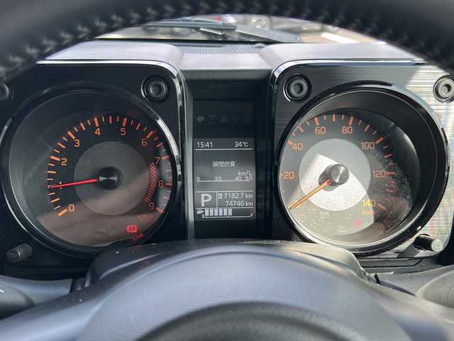 スズキ ジムニー XC 鹿児島県 2020(令2)年 7.5万km ジャングルグリーン 社外ナビ/（フルセグテレビ/Bluetooth/CD/DVD/HDMI/USB）/スズキセーフティサポート/-デュアルセンサーブレーキサポート/-誤発進抑制機能/-車線逸脱警報機能/-ふらつき警報機能/-先行車発信お知らせ機能/ヒルディセントコントロール/前席シートヒーター/ETC/クルーズコントロール/純正16インチアルミホイール/純正フロアマット/LEDヘッドライト/プッシュスタート