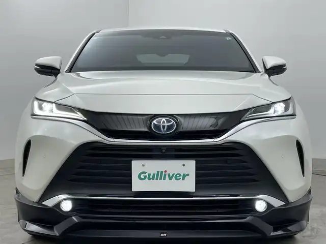 トヨタ ハリアー ハイブリッド Z レザーパッケージ 岡山県 2020(令2)年 5.4万km ホワイトパールクリスタルシャイン ＧＲエアロ（F/S/R)/ＧＲ２０インチAW(245/45R20)/ＪＢＬプレミアムサウンド/TRDマフラー/スターターリモコン（取扱説明書付き）/純正１２．３インチディスプレイオーディオ/【ナビ/Bluetooth/フルセグTV/Carplay/AUX/USB】/ブラックレザーシート/プリクラッシュセーフティ/パノラミックビューモニター/ビルトインＥＴＣ２．０/オートハイビーム/ＬＥＤヘッドライト/前席シートヒーター/前席エアシート/ステアリングヒーター/前席パワーシート/シートメモリー/社外20インチアルミホイール/純正フロアマット/コーナーセンサー（前後）/スマートキー×２/新車保証書/取扱説明書