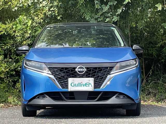 日産 ノート X 大分県 2021(令3)年 5.1万km ビビットブルー / スーパーブラック 2トーン プロパイロット/純正コネクトナビ/アラウンドビューモニター/スマートルームミラー/フルセグ/Bluetooth/USB/アダプティブクルーズコントロール/純正LEDヘッドライト/オートライトコントロール/おくだけ充電/前後ドライブレコーダー/ビルトインETC/スマートキー/プッシュスタート/前後クリアランスソナー/エマージェンシーブレーキ