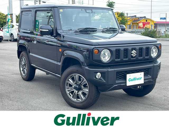 スズキ ジムニー XC 山口県 2020(令2)年 0.6万km ブルーイッシュブラックパール3 社外メモリナビ/バックカメラ/前席シートヒーター/革調レザーシートカバー/ドラレコ（前）/フルセグTV/ウインカー付きミラー/クルーズコントロール/横滑り防止装置/衝突被害軽減ブレーキ/ヒルディセントコントロール