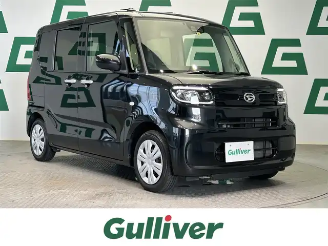 ダイハツ タント X 鹿児島県 2022(令4)年 1.3万km ブラックマイカメタリック ワンオーナー/純正オーディオ/（AM.FM.CD.AUX）/ビルトインETC/スマートアシスト/片側パワースライドドア /社外ラバーマット/ロングスライドシート/電動格納ミラー/ヘッドライトレベライザー