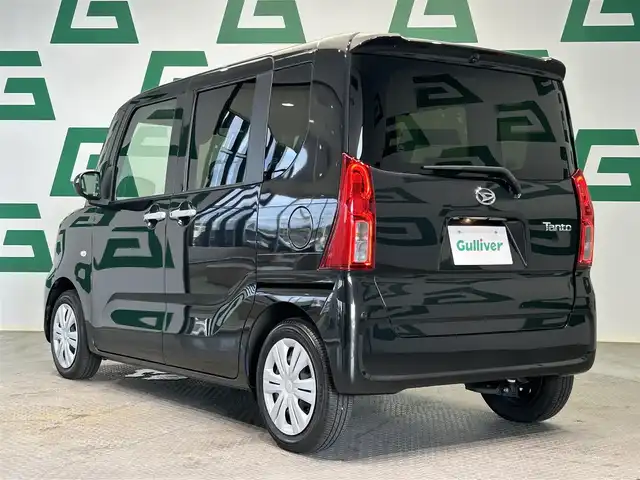 ダイハツ タント X 鹿児島県 2022(令4)年 1.3万km ブラックマイカメタリック ワンオーナー/純正オーディオ/（AM.FM.CD.AUX）/ビルトインETC/スマートアシスト/片側パワースライドドア /社外ラバーマット/ロングスライドシート/電動格納ミラー/ヘッドライトレベライザー