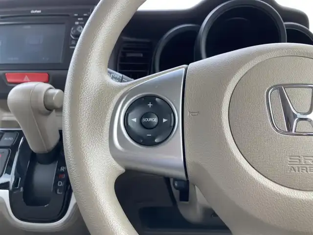 ホンダ Ｎ ＢＯＸ G Lパッケージ 鳥取県 2015(平27)年 5.7万km プレミアムピンクP 純正ディスプレイオーディオ/ワンセグ/CD/USB/バックカメラ・ETC/前後ドライブレコーダー/片側パワースライドドア/横滑り防止装置/アイドリングストップ/ステアリングスイッチ/チップアップシート/プッシュエンジンスタート/ウィンカーミラー/スマートキー/純正フロアマット/ドアバイザー