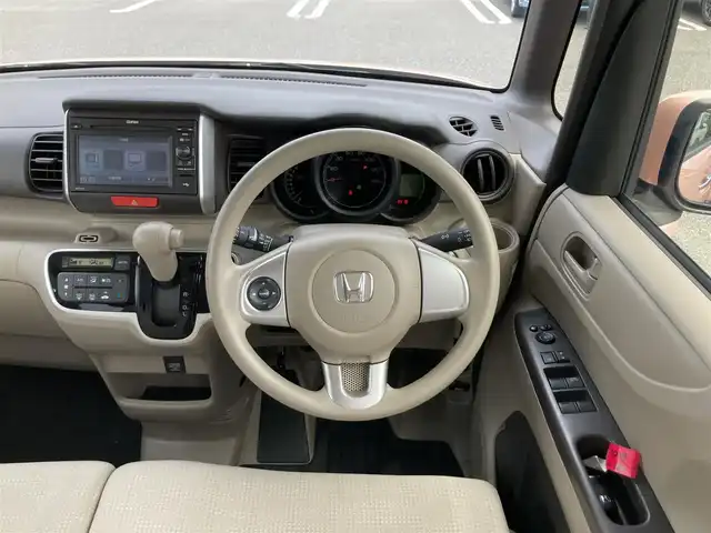 ホンダ Ｎ ＢＯＸ G Lパッケージ 鳥取県 2015(平27)年 5.7万km プレミアムピンクP 純正ディスプレイオーディオ/ワンセグ/CD/USB/バックカメラ・ETC/前後ドライブレコーダー/片側パワースライドドア/横滑り防止装置/アイドリングストップ/ステアリングスイッチ/チップアップシート/プッシュエンジンスタート/ウィンカーミラー/スマートキー/純正フロアマット/ドアバイザー