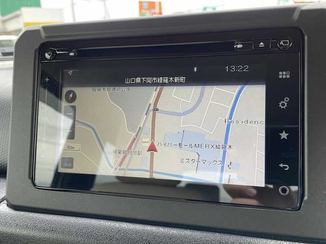 スズキ ジムニー XC 山口県 2021(令3)年 3.2万km ブルーイッシュブラックパール3 4WD/背面タイヤ/純正ナビ/・Bluetooth接続/・フルセグTV/クルーズコントロール/デュアルセンサーブレーキサポート/レーンキープアシスト/シートヒーター(D席/N席)/LEDヘッドライト/オートライト/レザー調シートカバー/純正16インチアルミホイール/純正フロアマット/スマートキー/スペアキー1本/取扱説明書