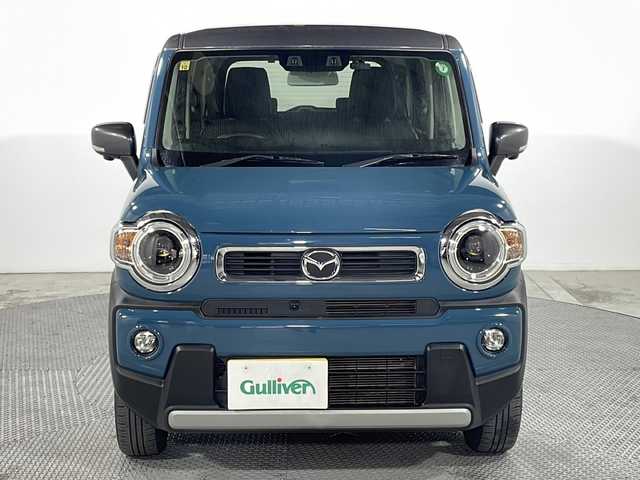 マツダ フレア クロスオーバー ハイブリッドXT 広島県 2020(令2)年 3.6万km 青 全方位モニター/社外ナビ/シートヒーター/パドルシフト/アダプティブクルーズコントロール/デュアルカメラブレーキサポート/車線逸脱警報/車線逸脱抑制制御/ハイビームアシスト/リヤパーキングソナー/誤発進抑制機能/LEDヘッドランプ/純正15インチAW/ETC/ドライブレコーダー