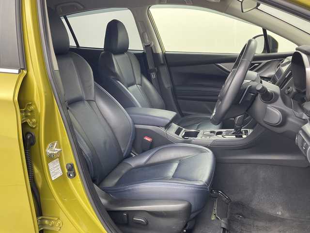 スバル ＸＶ ハイブリッド アドバンス 群馬県 2021(令3)年 3.6万km 黄 純正８型ナビ　バックカメラ　レザーシート　パワーシート　シートメモリー　シートヒーター　ルーフレール　パドルシフト　アダプティブクルーズコントロールＢＳＭ　ＥＴＣ　ＬＥＤライト　フォグ　禁煙車