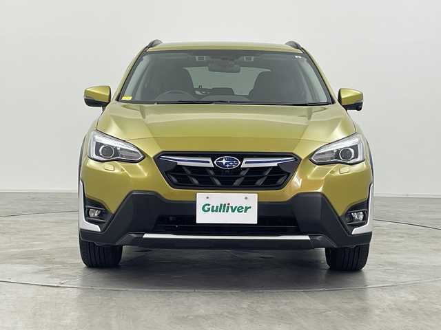 スバル ＸＶ ハイブリッド アドバンス 群馬県 2021(令3)年 3.6万km 黄 純正８型ナビ　バックカメラ　レザーシート　パワーシート　シートメモリー　シートヒーター　ルーフレール　パドルシフト　アダプティブクルーズコントロールＢＳＭ　ＥＴＣ　ＬＥＤライト　フォグ　禁煙車
