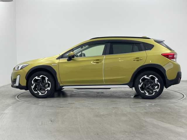 スバル ＸＶ ハイブリッド アドバンス 群馬県 2021(令3)年 3.6万km 黄 純正８型ナビ　バックカメラ　レザーシート　パワーシート　シートメモリー　シートヒーター　ルーフレール　パドルシフト　アダプティブクルーズコントロールＢＳＭ　ＥＴＣ　ＬＥＤライト　フォグ　禁煙車