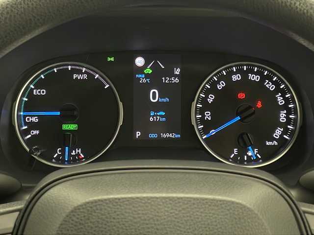 トヨタ ＲＡＶ４ ハイブリットX 宮崎県 2022(令4)年 1.7万km ダークブルーマイカ 純正ディスプレイオーディオナビ(フルセグTV/BT)/レーダークルコン/トヨタセーフティー/衝突軽減ブレーキ/前後コーナーセンサー/ドラレコ前後/バックモニター/ステアリングスイッチ/ETC/オートライト/オートハイビーム/USBポート/オートホールド/純正LEDヘッドライト/純正17インチアルミホイル/純正フロアマット/プッシュスタート/スマートキー