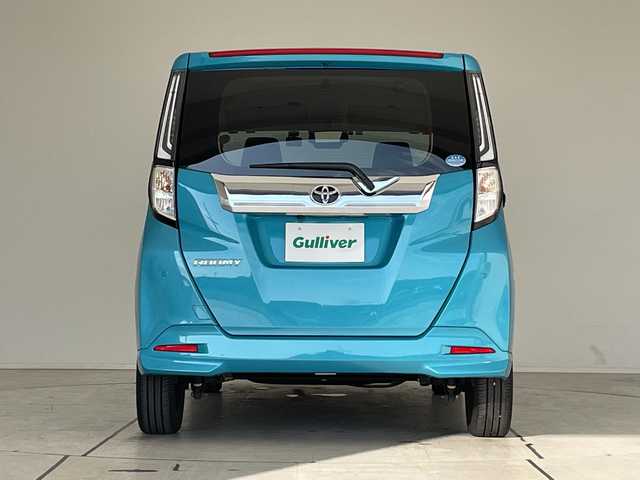 トヨタ ルーミー カスタムG－T 愛知県 2021(令3)年 2万km ターコイズブルーマイカメタリック 純正ナビ/両側パワースライドドア/レーダークルーズコントロール/バックカメラ/コーナーセンサー/純正アルミホイール/LEDヘッドライト/レーンキープアシスト/ドライブレコーダー/衝突軽減システム/ETC/フルセグ/CD DVD/Bluetooth/ステアリングスイッチ/スマートキー/プッシュスタート