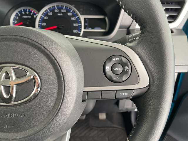 トヨタ ルーミー カスタムG－T 愛知県 2021(令3)年 2万km ターコイズブルーマイカメタリック 純正ナビ/両側パワースライドドア/レーダークルーズコントロール/バックカメラ/コーナーセンサー/純正アルミホイール/LEDヘッドライト/レーンキープアシスト/ドライブレコーダー/衝突軽減システム/ETC/フルセグ/CD DVD/Bluetooth/ステアリングスイッチ/スマートキー/プッシュスタート